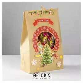 Пакет подарочный «Новогодний переполох», набор для создания, 15.5 × 28.5 см