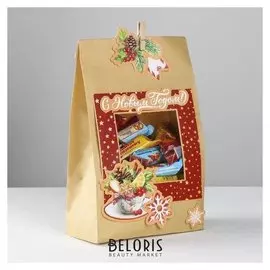 Пакет подарочный «С новым годом», набор для создания, 15.5 × 28.5 см