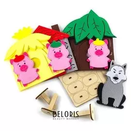 Пальчиковый театр Три поросенка