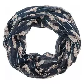 Палантин-труба женский текстильный, цвет синий, размер 68х90