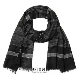 Палантин женский, цвет чёрный, размер 70х175 см