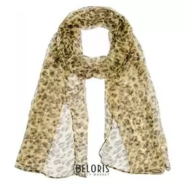 Палантин женский, цвет леопард, размер 50х170