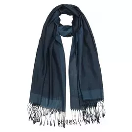 Палантин женский, цвет тёмно-синий, размер 70х180