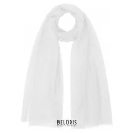 Палантин женский текстильный, цвет белый, размер 70х180