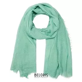 Палантин женский текстильный, цвет мятный, размер 75х180