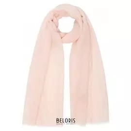 Палантин женский текстильный, цвет персиковый, размер 70х180
