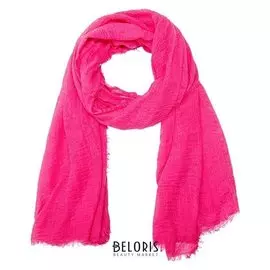 Палантин женский текстильный, цвет розовый, размер 75х180