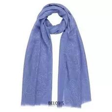 Палантин женский текстильный, цвет синий, размер 70х180