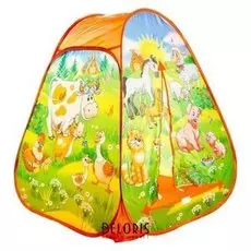 Палатка «Веселая ферма», в сумке, 81х91х81см