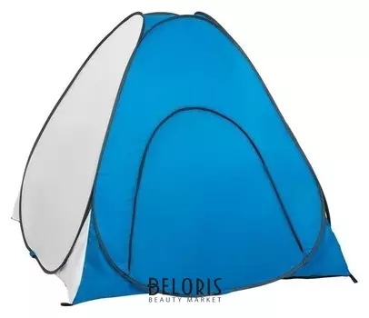 Палатка зимняя автомат, дно на молнии, 1,5 × 1,5 м, цвет белый/голубой