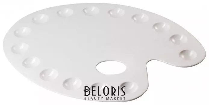 Палитра для рисования пластиковая, большая, 15 ячеек для красок