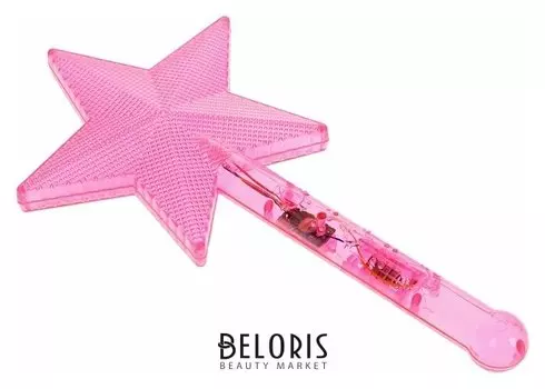 Палочка световая "Звезда", цвет розовый