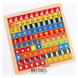 Палочки для счёта «Математическая лесенка», новогодние