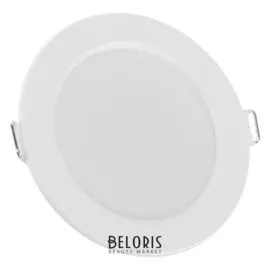 Панель светодиодная IN Home Rlp-vc, 6 Вт, 230 В, 4000 К, 420 Лм, 95x30 мм, круглая, белая