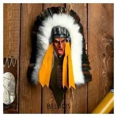 Панно "Индеец виквэя" 25х10х30 см