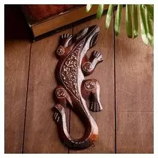 Панно "Крупный геккон"