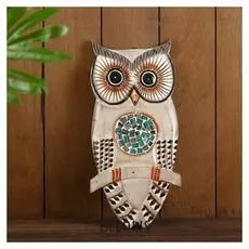 Панно "Совушка на ветке" дерево 15х1,5х30 см