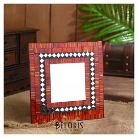 Панно зеркальное "Джанис" керамика 20х20х1 см