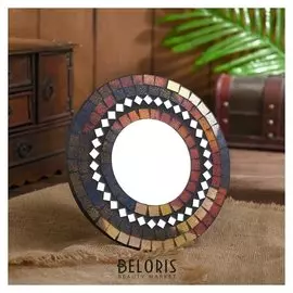 Панно зеркальное "Хэйзел" керамика 20х20х1 см