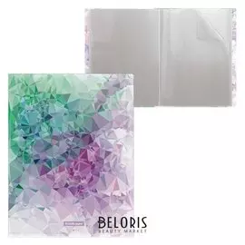 Папка 20 вкладышей А4 Erichkrause "Violet Dynamique", 17 мм, 550 мкм, с рисунком