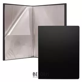 Папка 30 вкладышей А4 Erichkrause "Matt Classic", 17 мм, 400 мкм, черная