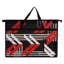 Папка А3 с ручками пластиковая, молния сверху, 470 х 335 х 50 мм, пм-а3-26, «Динамика»