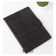 Папка для документов на кнопке, 4 комплекта, цвет коричневый