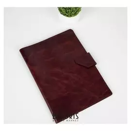 Папка для семейных документов на клапане, 3 комплекта, цвет бордовый