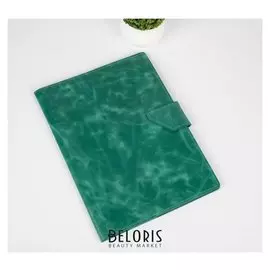 Папка для семейных документов на клапане, 3 комплекта, цвет зелёный