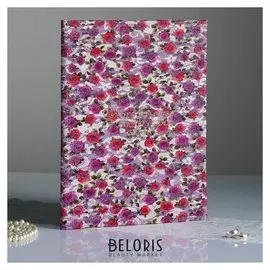 Папка для свидетельства о браке Роза в серебре 210 X 297 мм