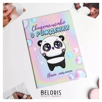 Папка для свидетельства о рождении "Наш малыш", 23 х 17 см