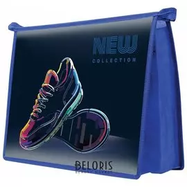 Папка для тетрадей а4, 1 отделение, картон, молния сверху, "Neon"