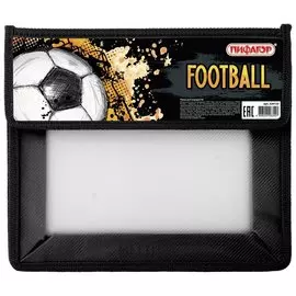 Папка для тетрадей А5, 2 отделения, пластик, клапан на липучке, "Sport"