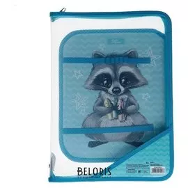 Папка для труда откидная планка Енотик