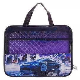 Папка для труда с ручками Авто