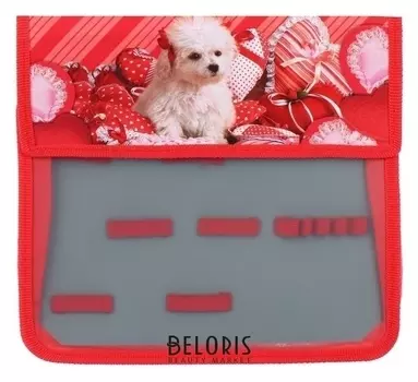 Папка для труда Собачка в сердечках