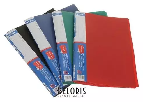 Папка формат А4 с 10 прозрачными файлами