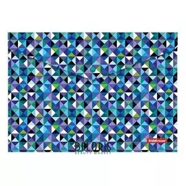 Папка-конверт на кнопке A4 Erichkrause Cubes 47065