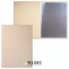 Папка "Меню"с 10 файлами, 220х320 мм, бежевая,"ДПС"