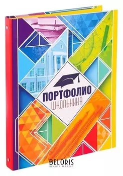 Папка на кольцах Портфолио школьника