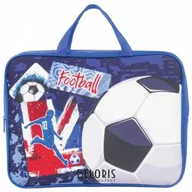 Папка на молнии с ручками Football