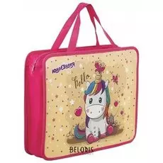 Папка на молнии с ручками "Юнипони"