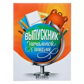Папка с 2-мя файлами «Выпускник начальной школы», 15х21 см