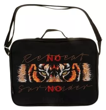 Папка с ручками текстиль А4 60мм 350*265 ПМД 5-20 плеч.ремень "Глаза тигра" 61963