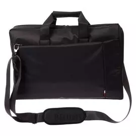 Папка с ручками текстильная, для ноутбука, А4, 380 х 275 х 55 мм, Work Days 18.4", бронза