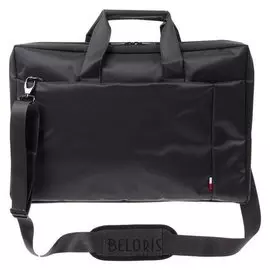 Папка с ручками текстильная, для ноутбука, А4, 380 х 275 х 55 мм, Work Days 18.4", графит