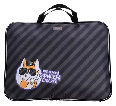 Папка с ручками текстильная Корги