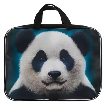 Папка с ручками текстильная Панда