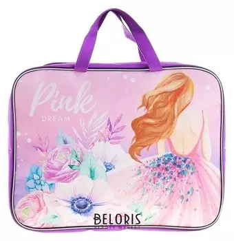 Папка с ручками текстильная Pink Dream