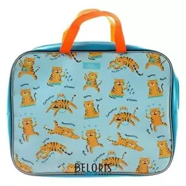 Папка с ручками текстильная Тигр